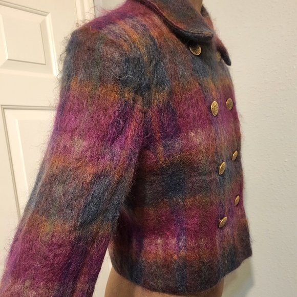 Harris Wallace Mohair Blend Cropped Jacket - Picture 4 of 16